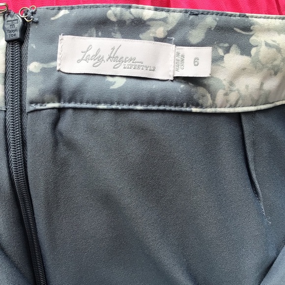 Lady Hagen Lifestyle Skirt Skort Size 6 Grey Blue Golf Tennis Active Athletic - Picture 5 of 8